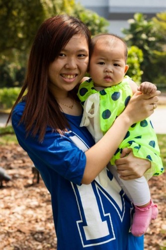 young mothers in singapore, Karen Ong