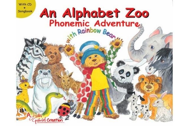 Julia Gabriel education books An Alphabet Zoo Phonemic Adventure with Rainbow Bear