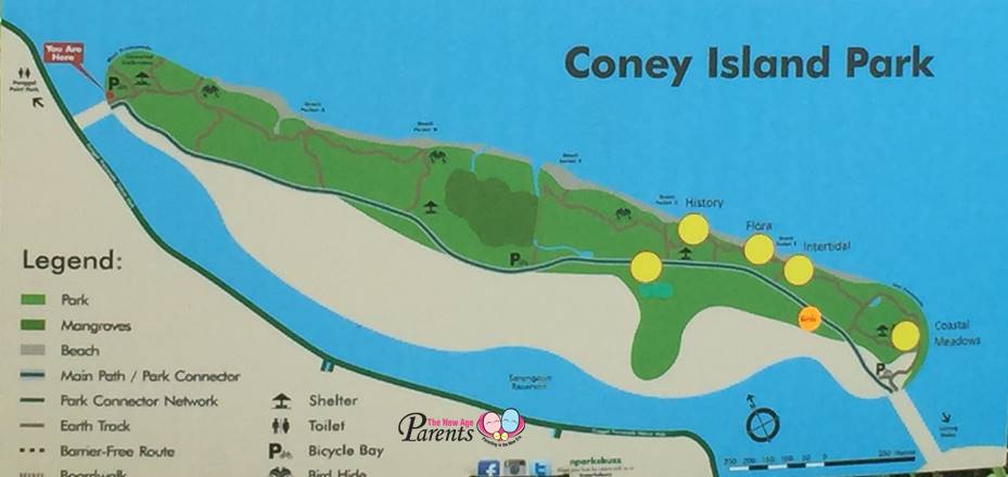 map of coney island park singapore