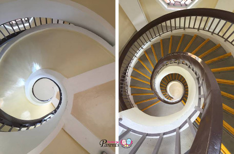 twin pagodas spiral staircase