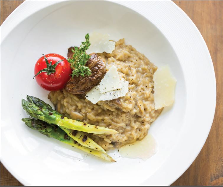 How to make mushroom risotto