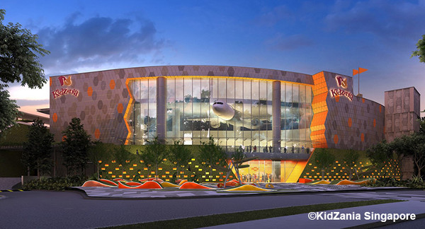 KidZania Singapore - Artist Impression at Night