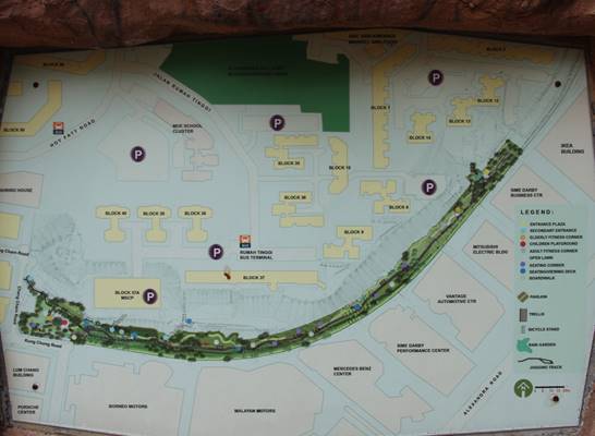 map of rumah tinggi eco park