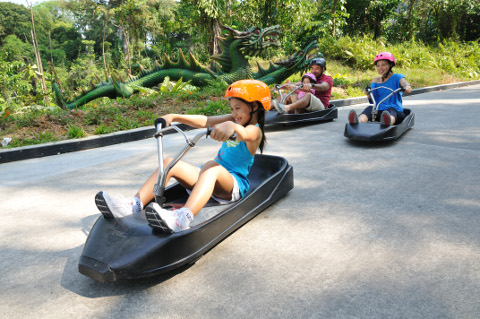 Sentosa skyline Luge Jun holiday