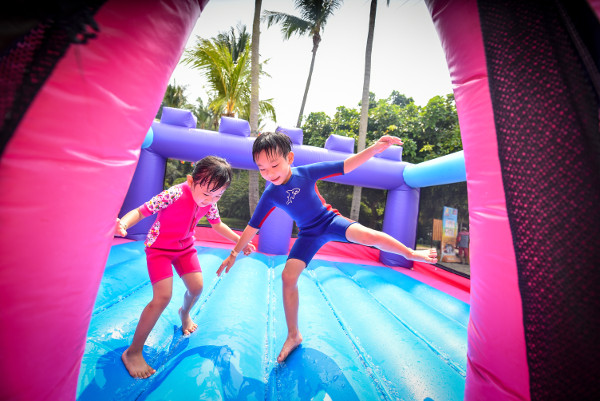 children having fun at Funfest 2016