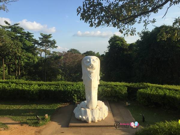 mount faber merlion statue