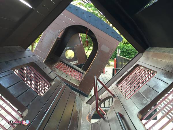 on top of tiong bahru park train playground