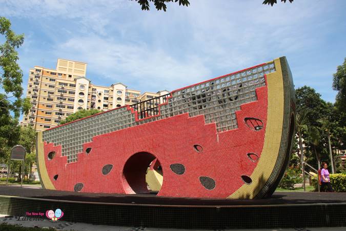 special design playground at tampines park singapore