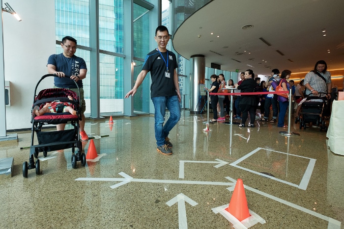 Combi Stroller Challenge Parenting with Love Seminar