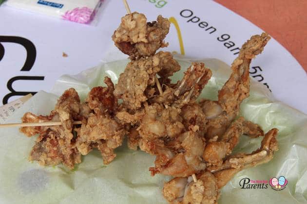 tasty fried frog meat at singapore frog farm kranji