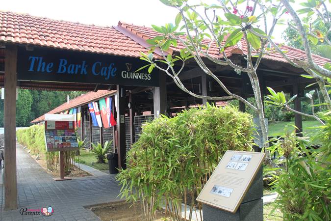 the bark cafe at changi museum