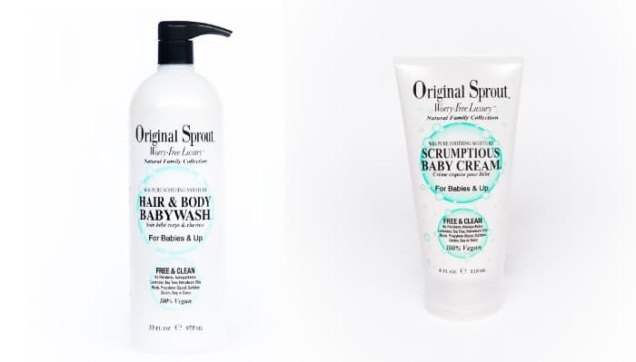 Hair and Bodywash for babies and Baby Cream Original Sprout