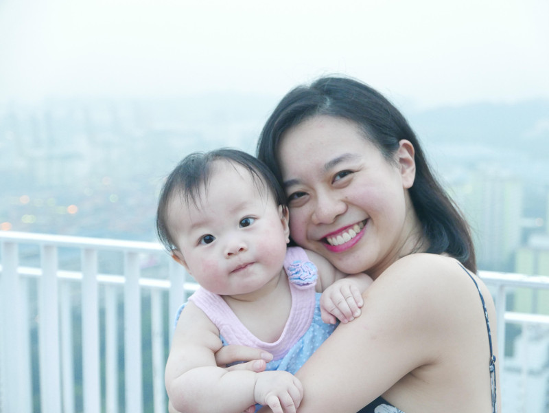 Motherhood in your 20s - Evelyn Chen and her baby