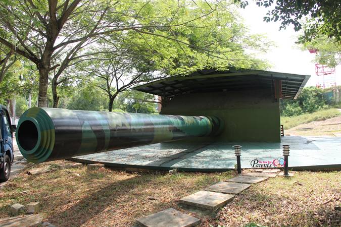 monster gun at johore battery singapore