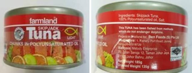 farmland tuna chunks recall 2016