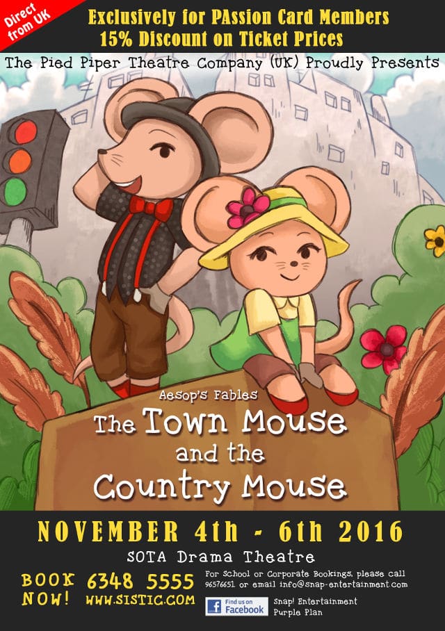 aesop fables town mouse and city mouse snap entertainment