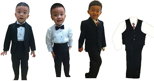 My Little Tux - suit rental for boys