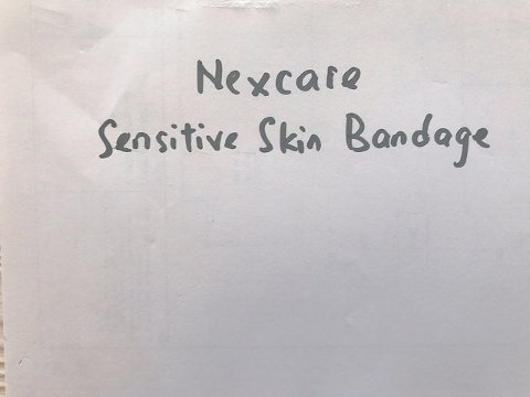 3M Nexcare Sensitive Bandage test