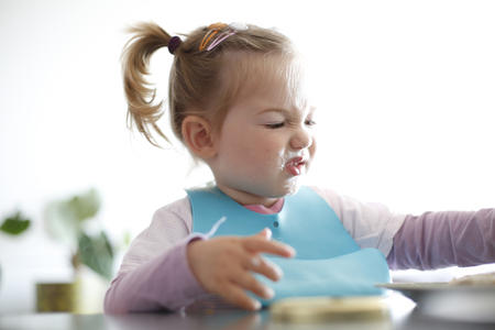 mealtime battle - little Girl refusing to eat