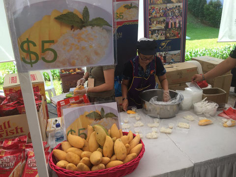 mango sticky rice thai festival