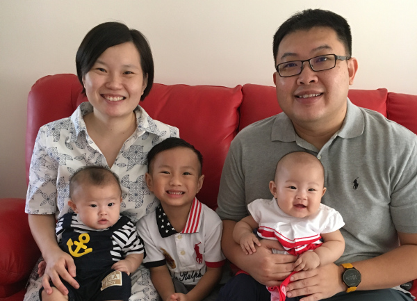 mother IVF journey Adeline Tan and family