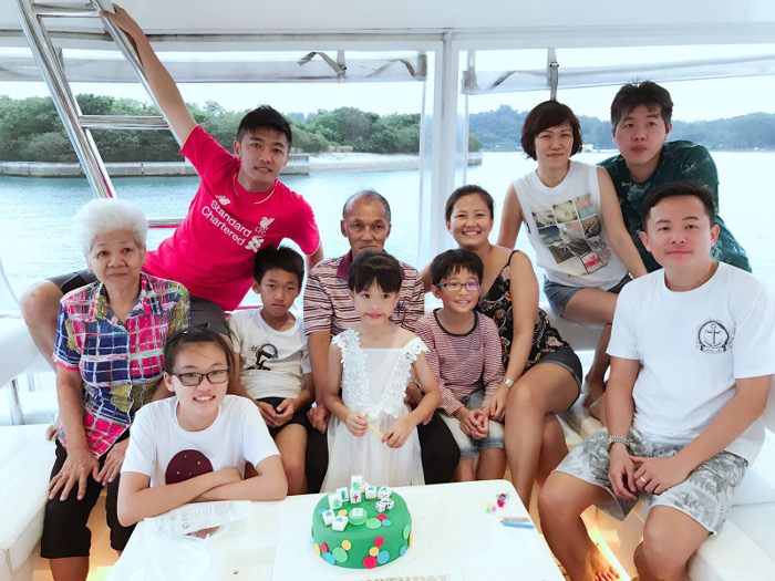 Single Father Eric Kwek Family Celebration