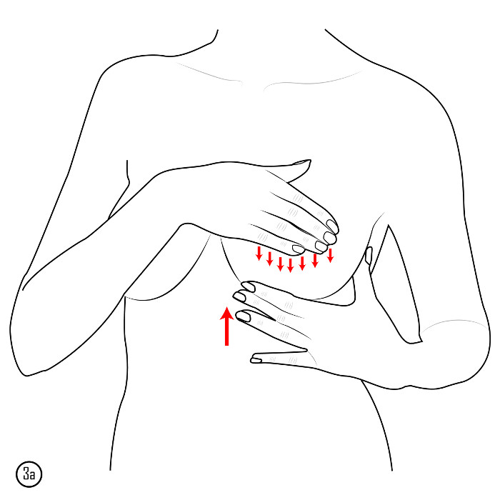 How to massage engorged breast for more milk production - Madam Partum