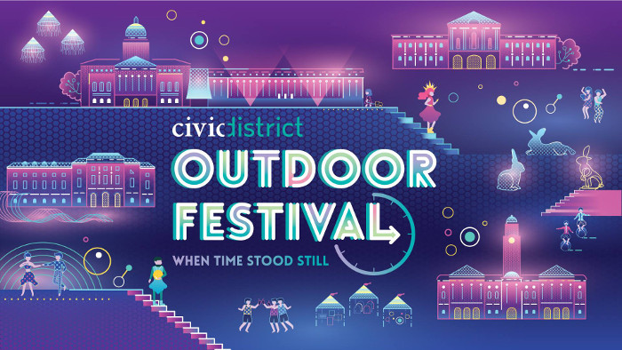 Civic District Outdoor Festival When Time Stood Still