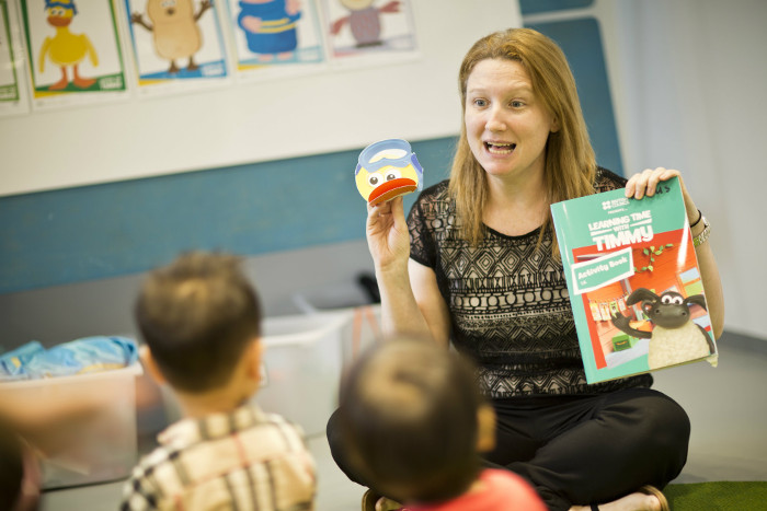 The British Council’s Nursery Programme Learning Time with Shaun and Timmy