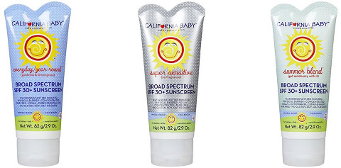 Sunscreen safe for baby California Baby Sunscreen Lotion