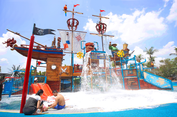 Palawan Pirate Ship Water play Sentosa