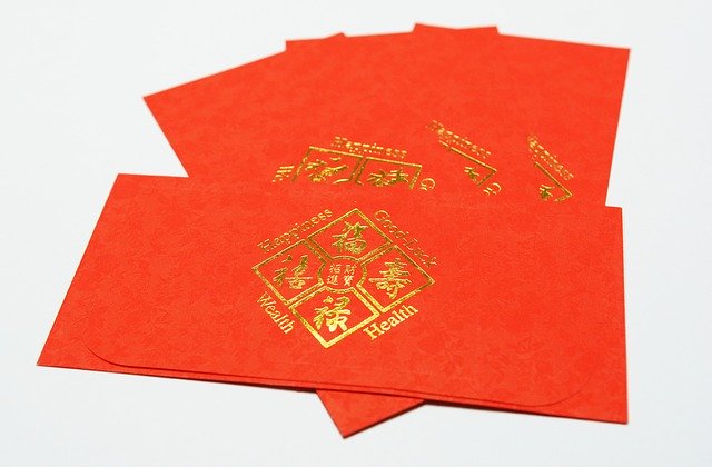 chinese new year red packets hongbao