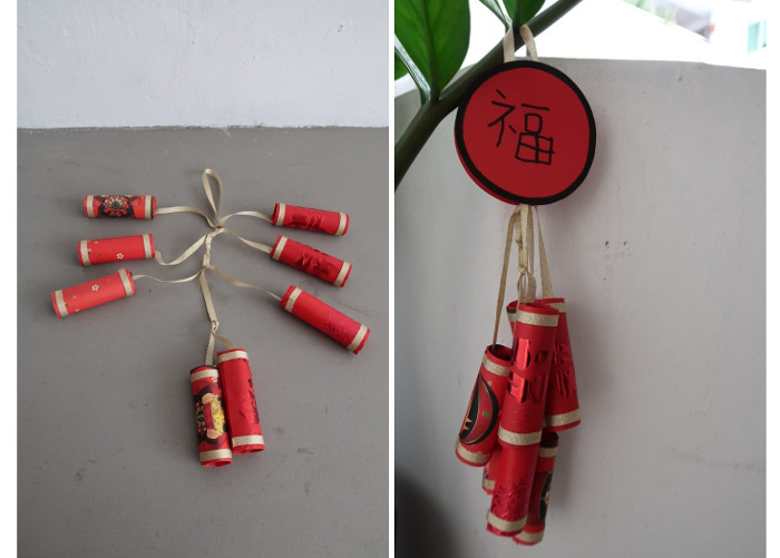 Chinese New Year crafts how to make lanterns using red packets