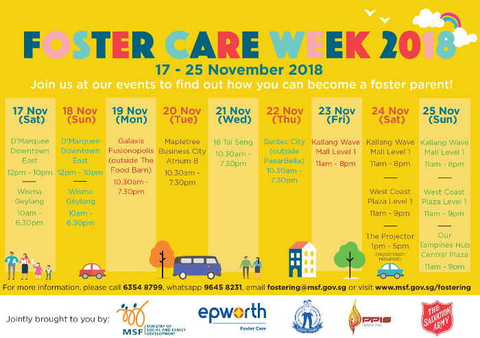 Foster Parenting Singapore Foster Care Week Singapore 2018