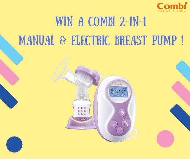 Combi 2 In 1 Manual & Electric Breast Pump Giveaway