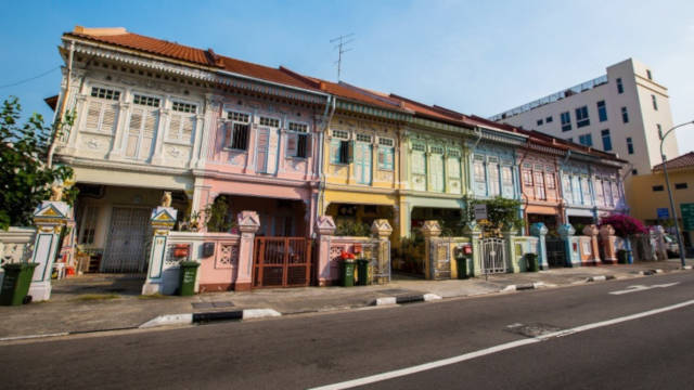 Singapore shophouses