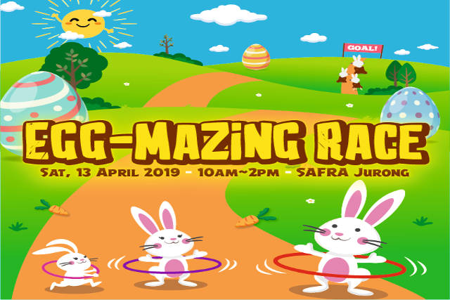 SAFRA jurong egg-mazing race