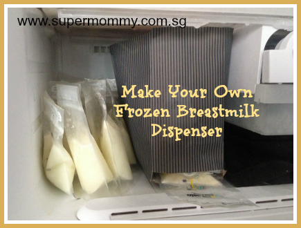 organizing frozen breast milk