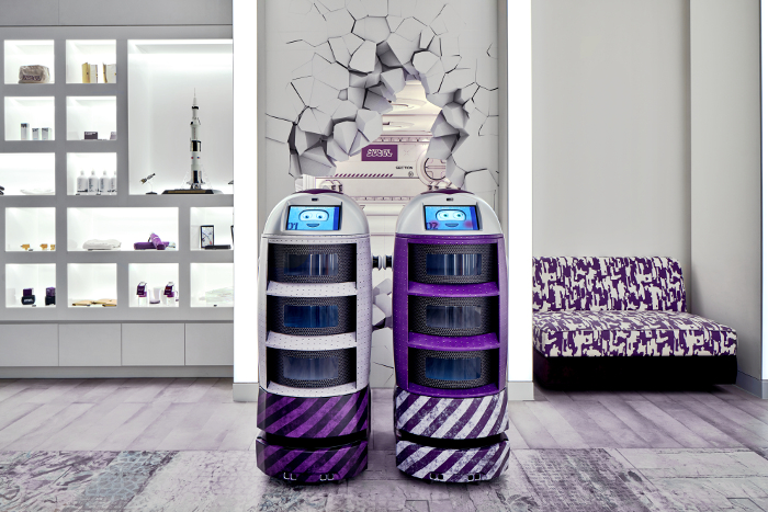 YOTEL Singapore - YOSHI and YOLANDA Robot