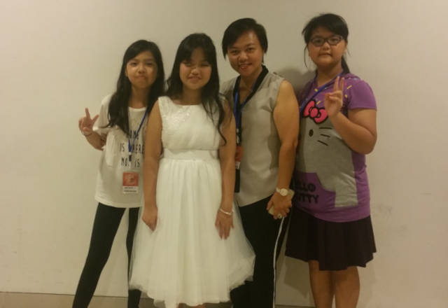 Adelyn Koh and family