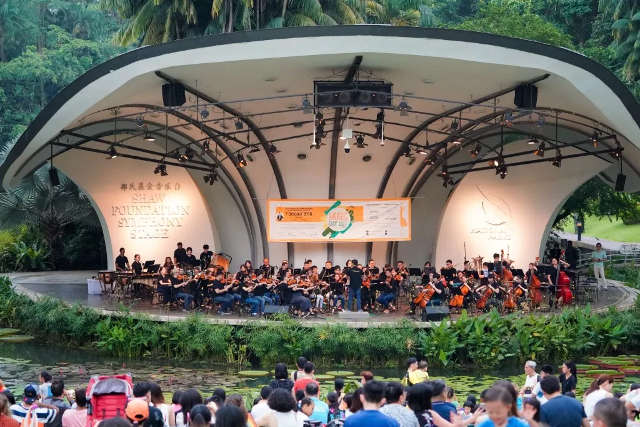 concert at music day out singapore botanic gardens