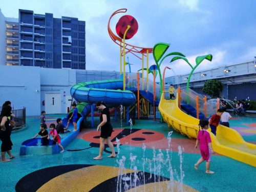 water playground at northpoint