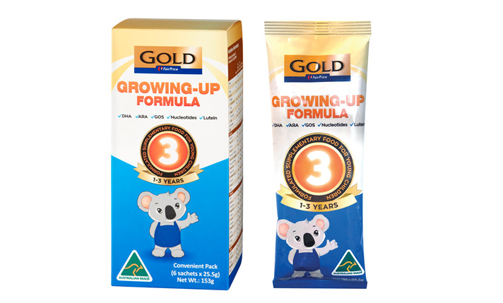 FairPrice Gold Infant Formula Milk sachets