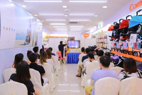 combi mama class for pregnant moms