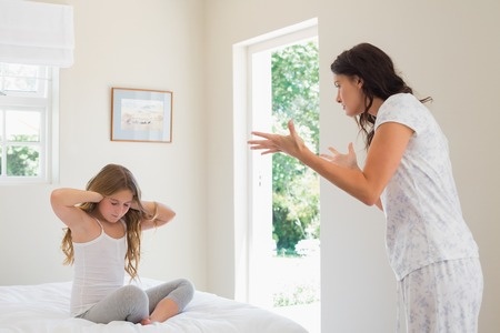 Shouting at child