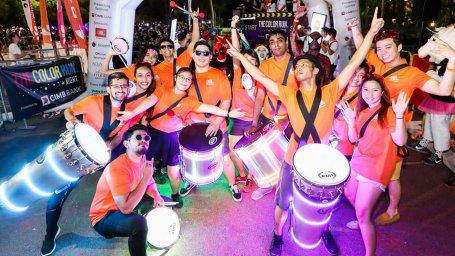 LED Percussionists gardens by the bay