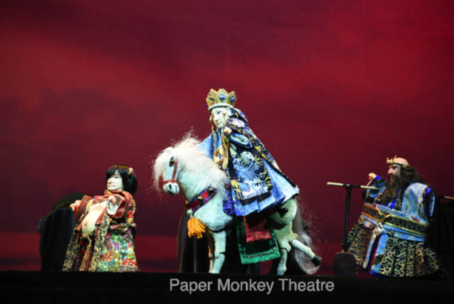 paper monkey theatre puppet show journey west