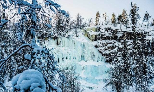 Korouoma Frozen Waterfalls Photography Tour