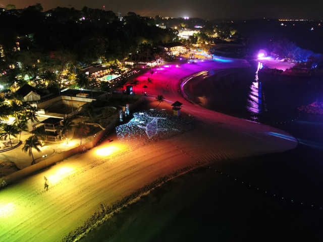 Magical Shores at Siloso beach sentosa