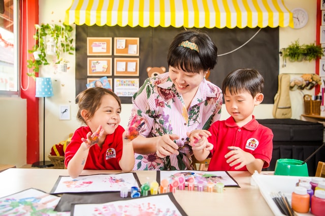 Play-based learning at MapleBear Preschool